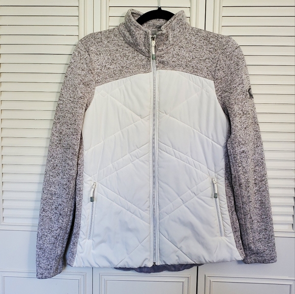 Lightweight mixed media jacket - Picture 1 of 5